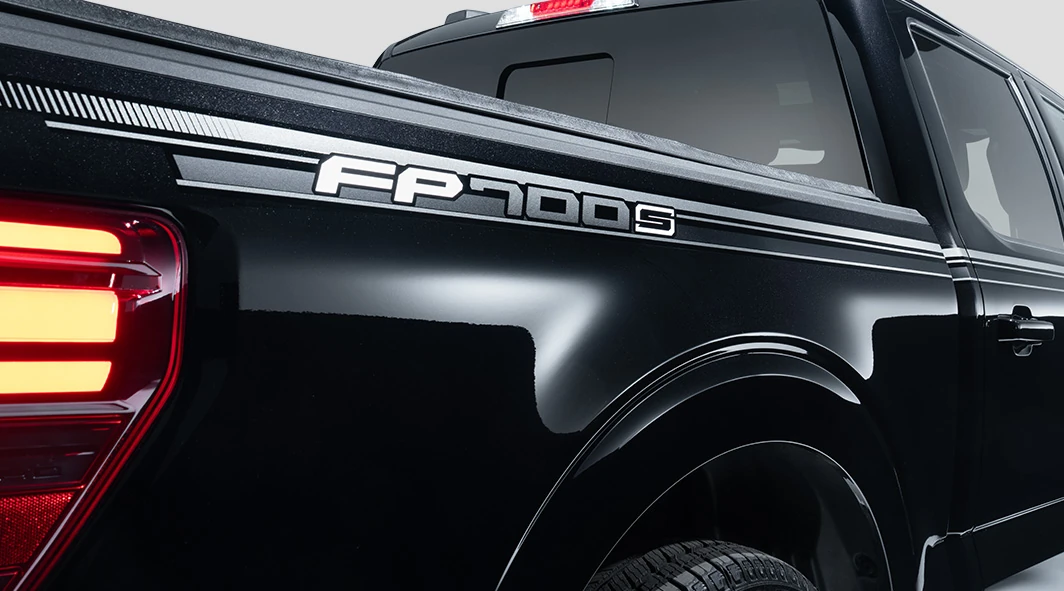 Matte Black Bodyside FP700S Decal