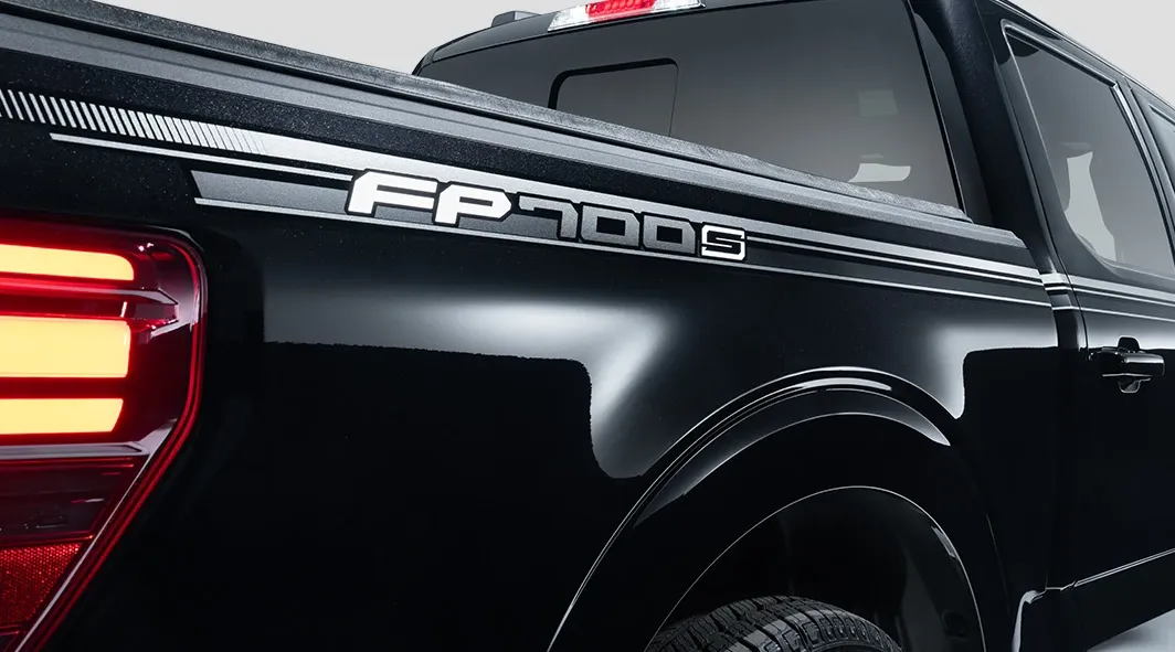 Matte Black Bodyside FP700S Decal