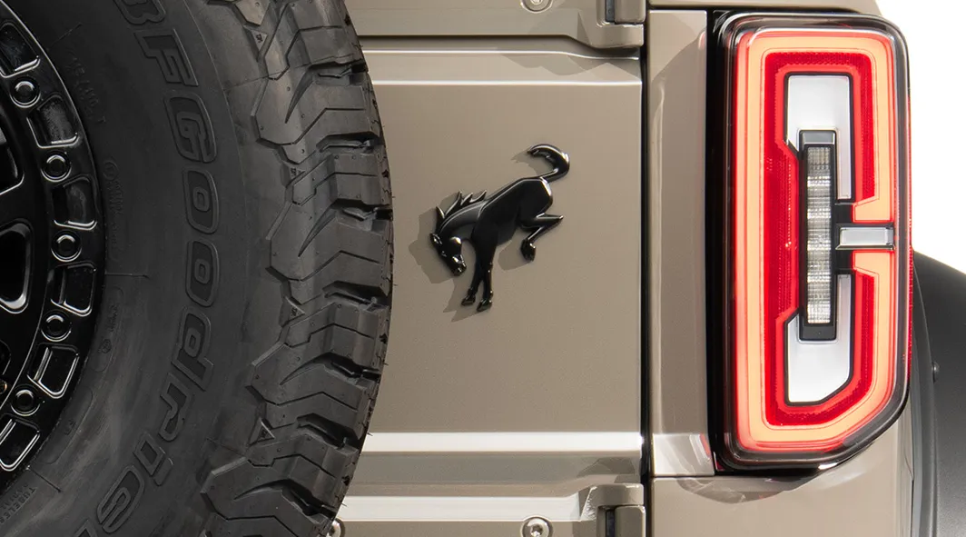 Black Tailgate Bronco Badge
