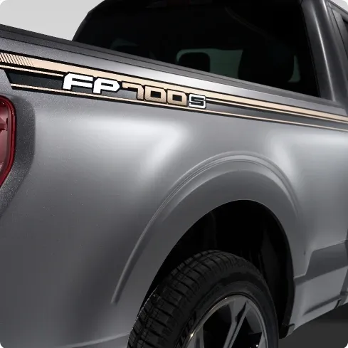 Matte Black Bodyside FP700S Decal
