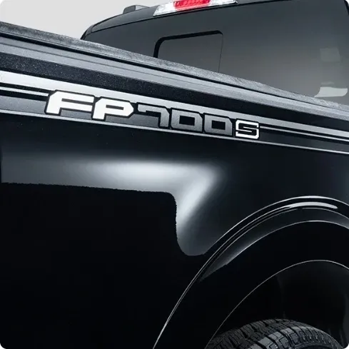 Matte Black Bodyside FP700S Decal