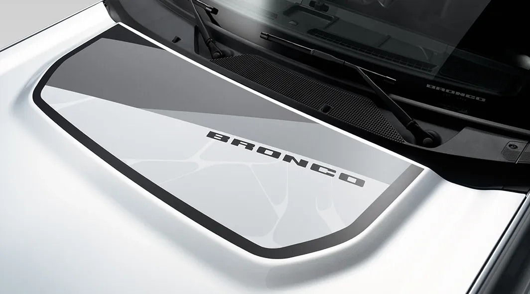Geometric Bronco Hood Graphic