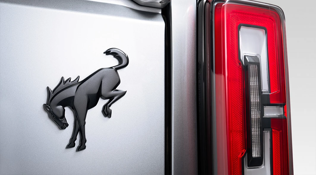 Matte Black Bronco Badge