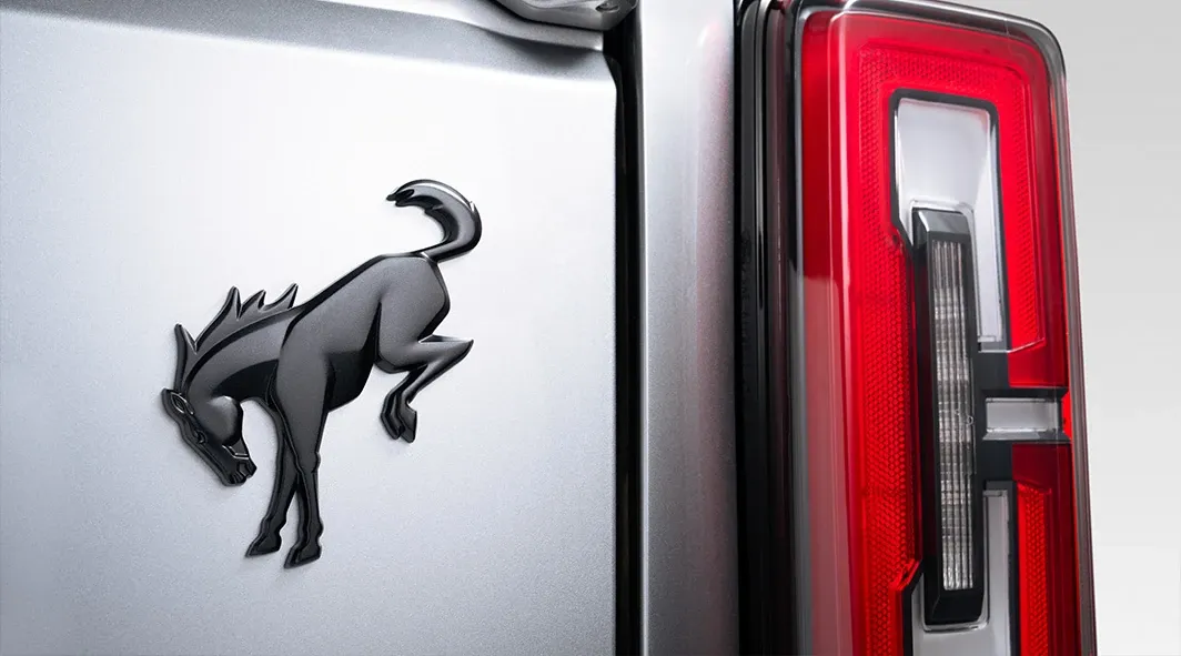 Matte Black Bronco Badge