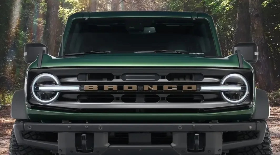 Sinister Bronze Bronco Grille Letter Caps